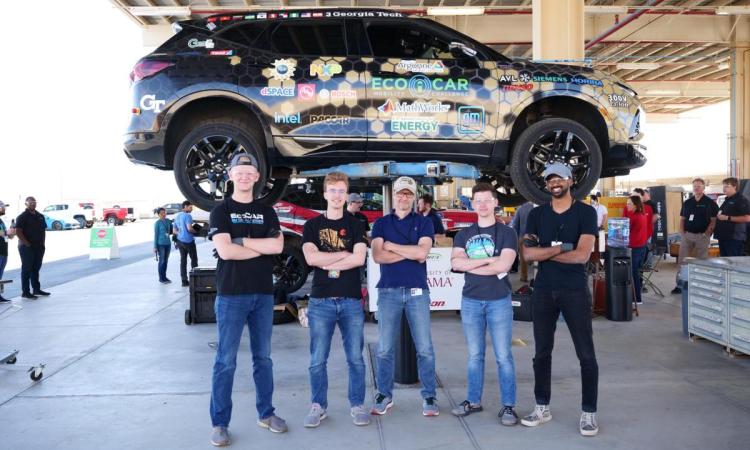 In Front of Car_EcoCar Challenge