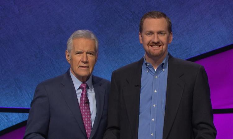 Jay Sexton with Alex Trebek