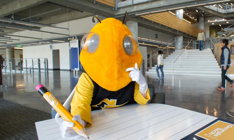 Buzz Fills Out Application