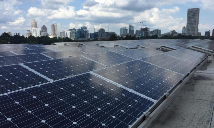 Photovoltaic panels at Georgia Tech