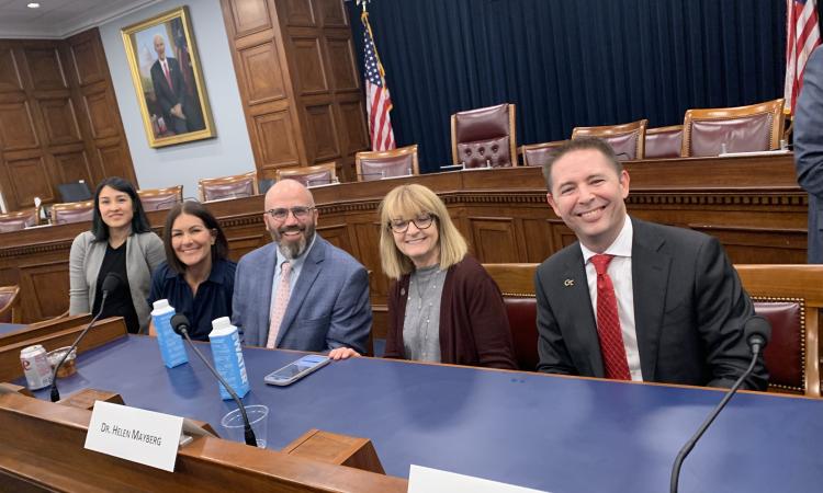 Rozell was joined by BRAIN Initiative Director John J. Ngai, clinical collaborators, and a family whose lives have been transformed by this work. 