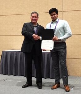 Pradyot Yadav (right) with his advisor J. Stevenson Kenney Pradyot Yadav (right) with his advisor J. Stevenson Kenney